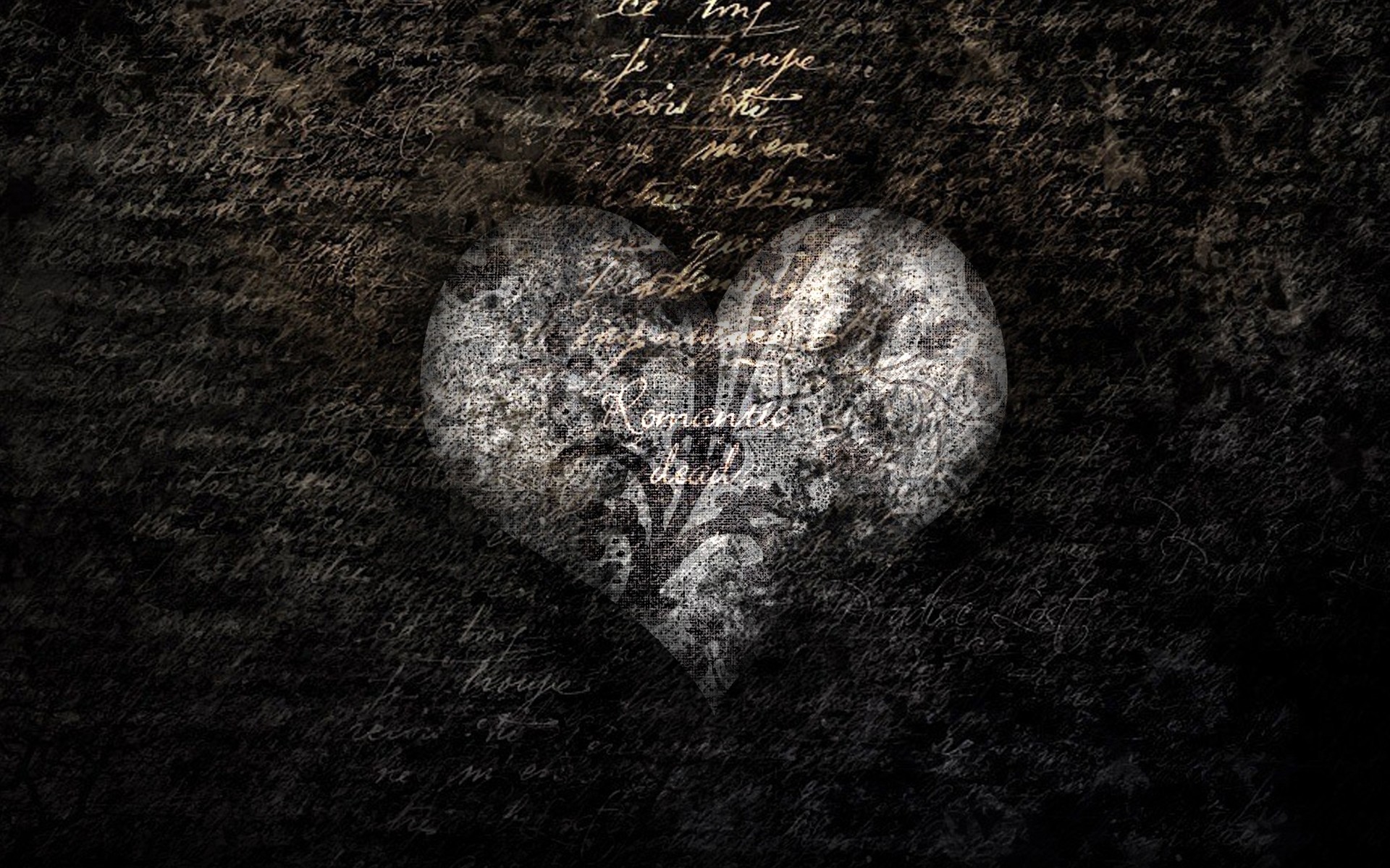 romance heart black background textures graphic