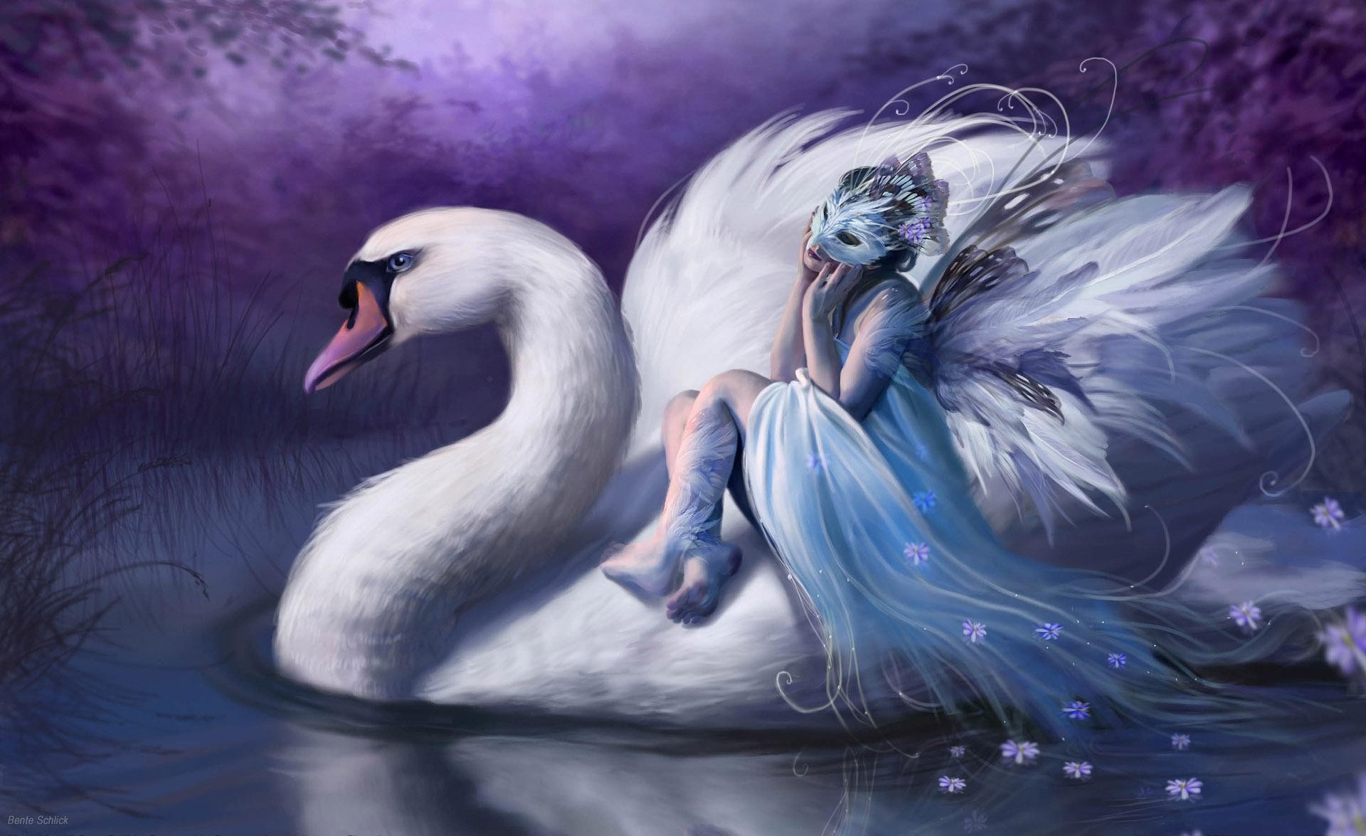 bente schlick alemania hada noche cisne