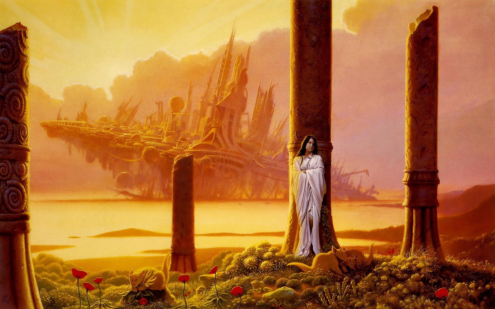 michael whelan arménie fille mer île ville