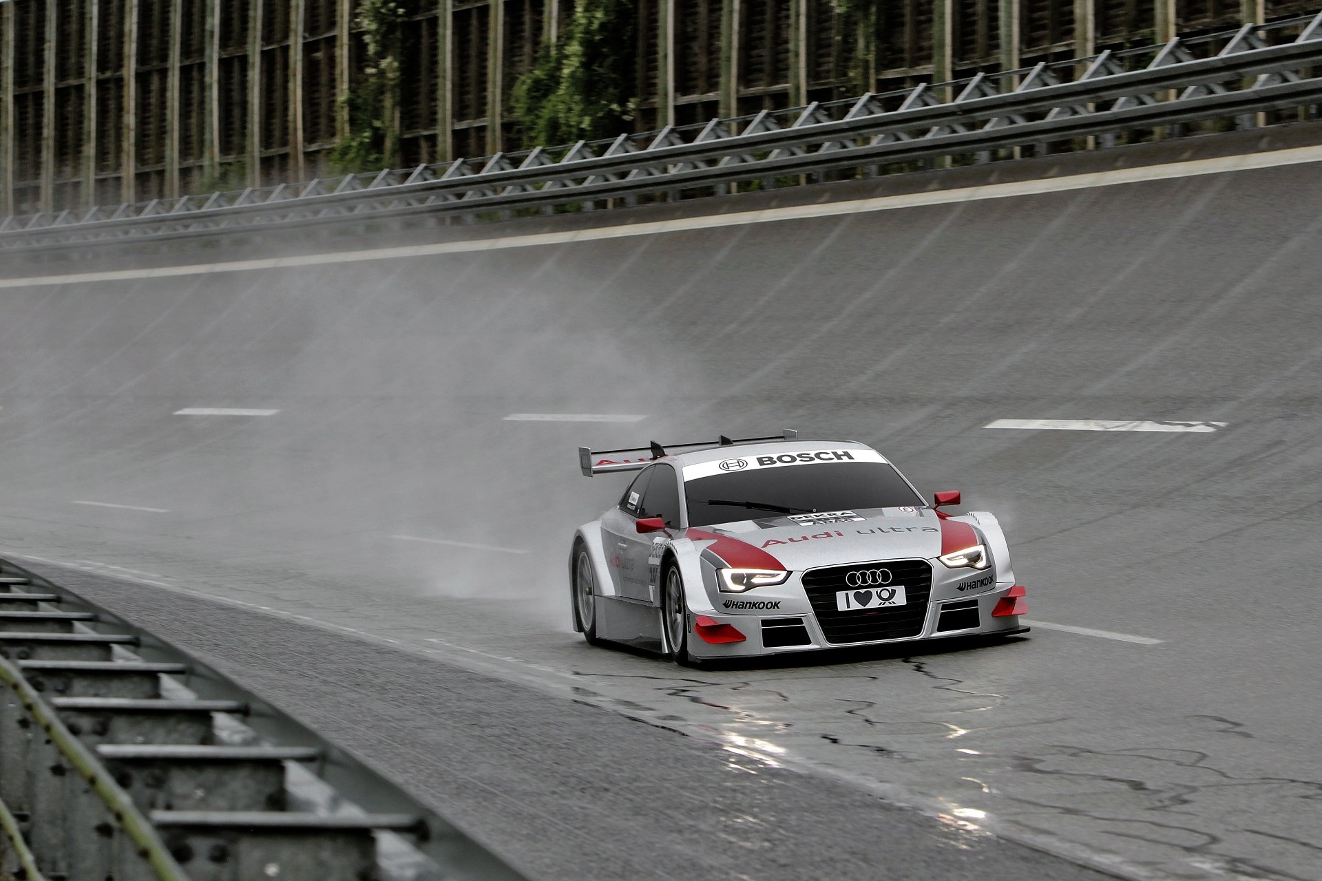 audi a5 dtm dtm automovilismo audi lluvia asfalto mojado plata pista pista carrera carrera tetas radiador