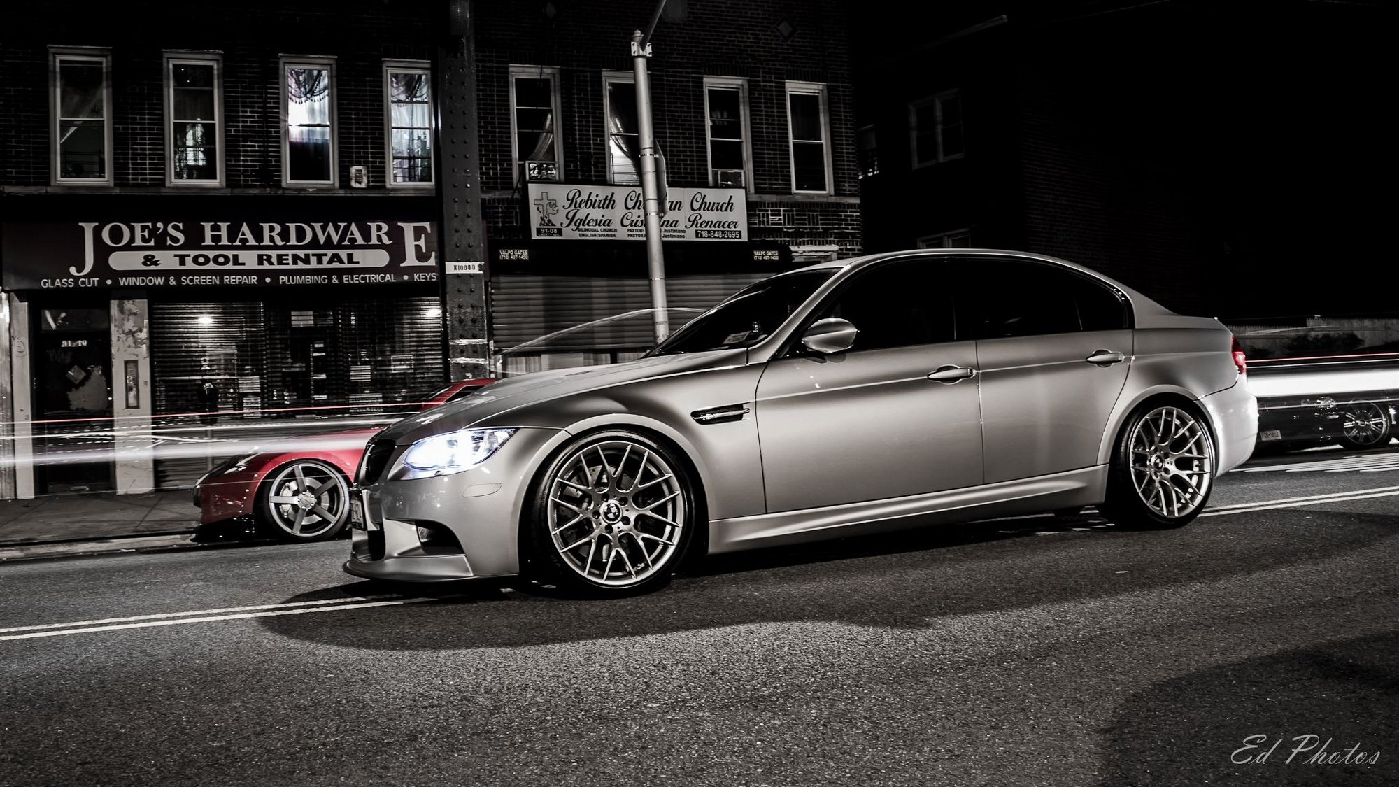 bmw m3 bmw nuit rue