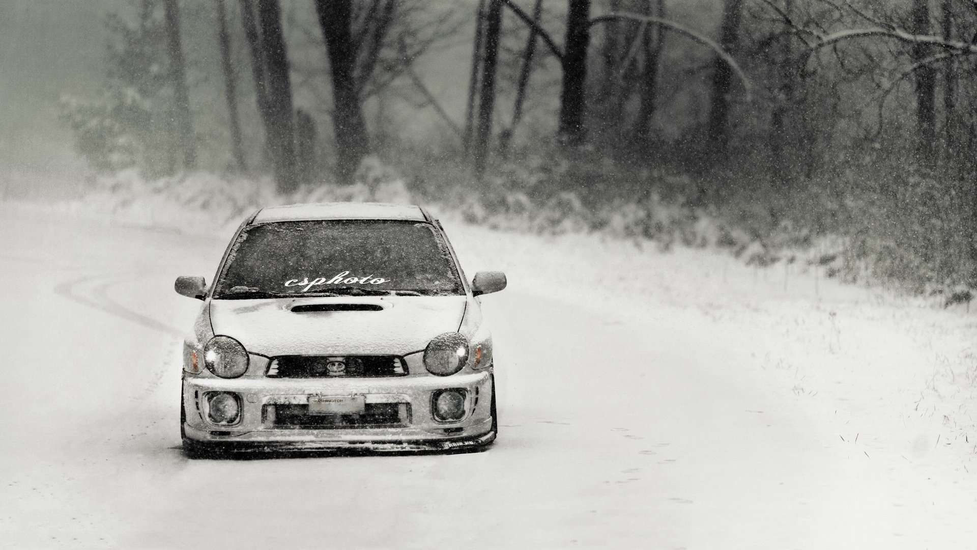 ubaru impreza subaru tuning schneefall winter