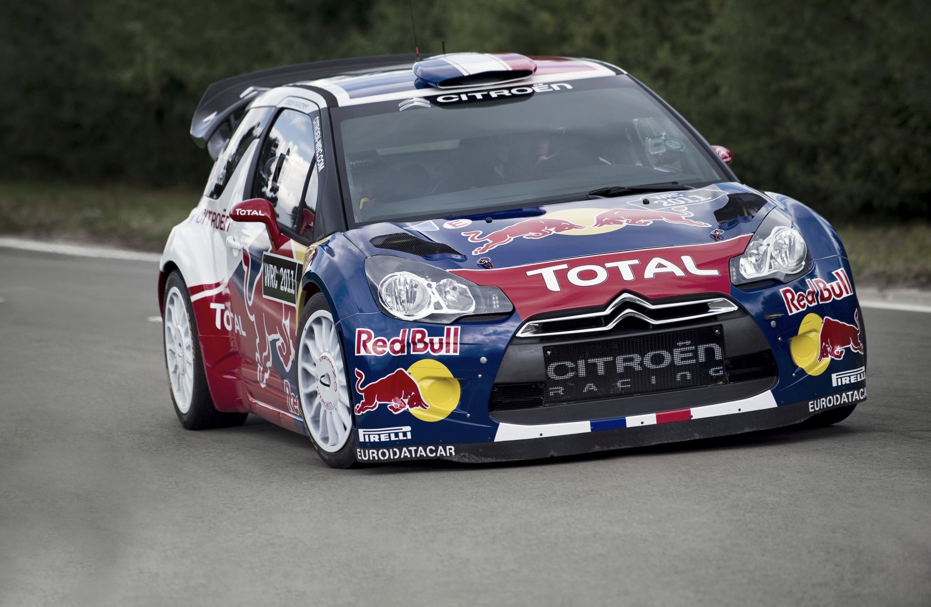 citroen ds3 rally toro rosso auto anteriore fari