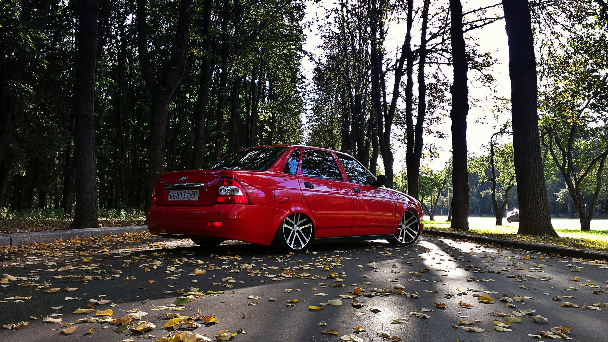 lada 2170 priora priora red discs very road leave