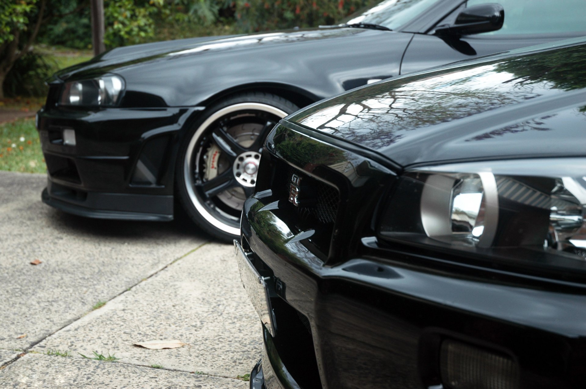 nissan horizonte gtr r34 negro frente nissan gtr r34