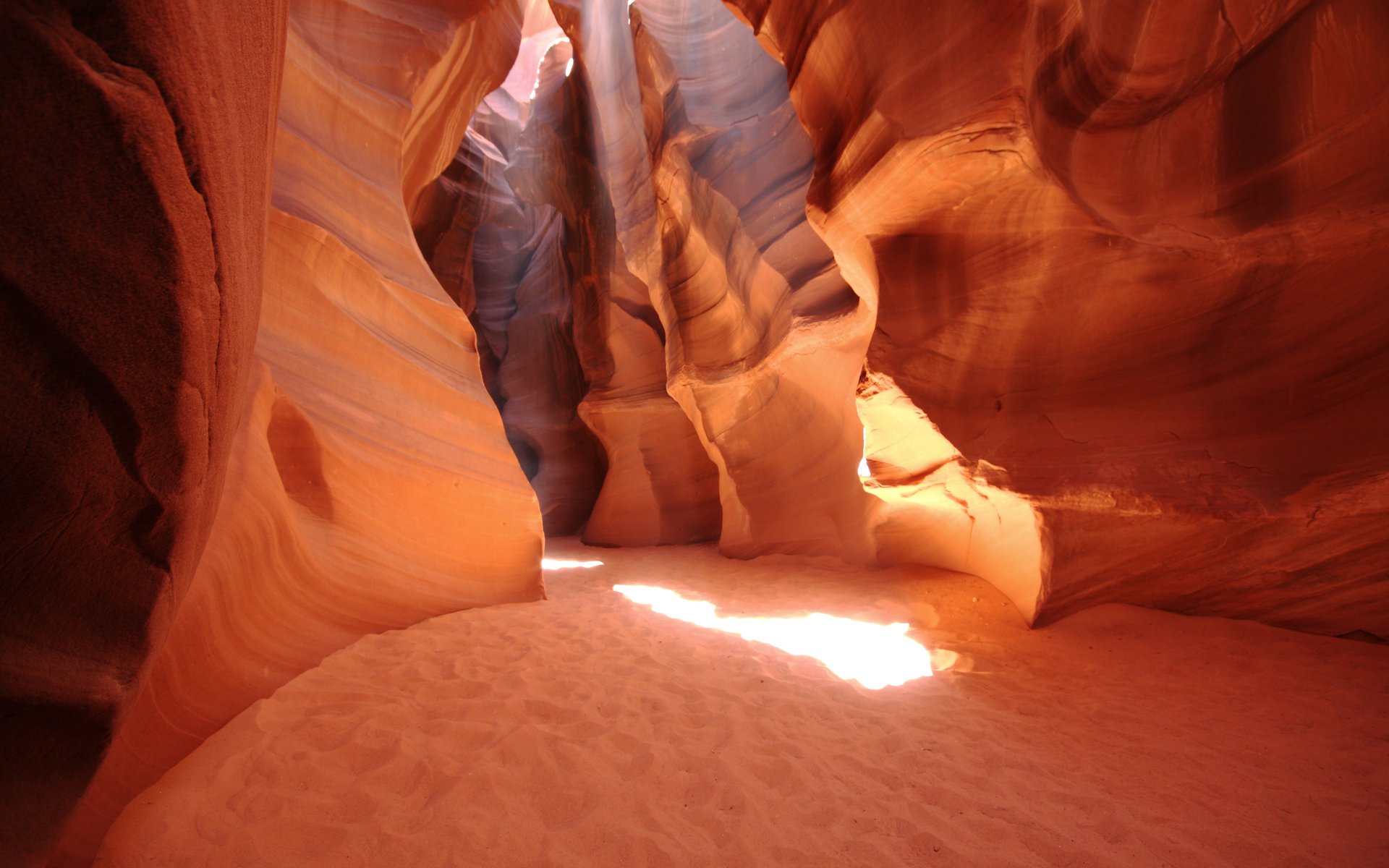 natura grotte luce grotta sabbia canyon raggi