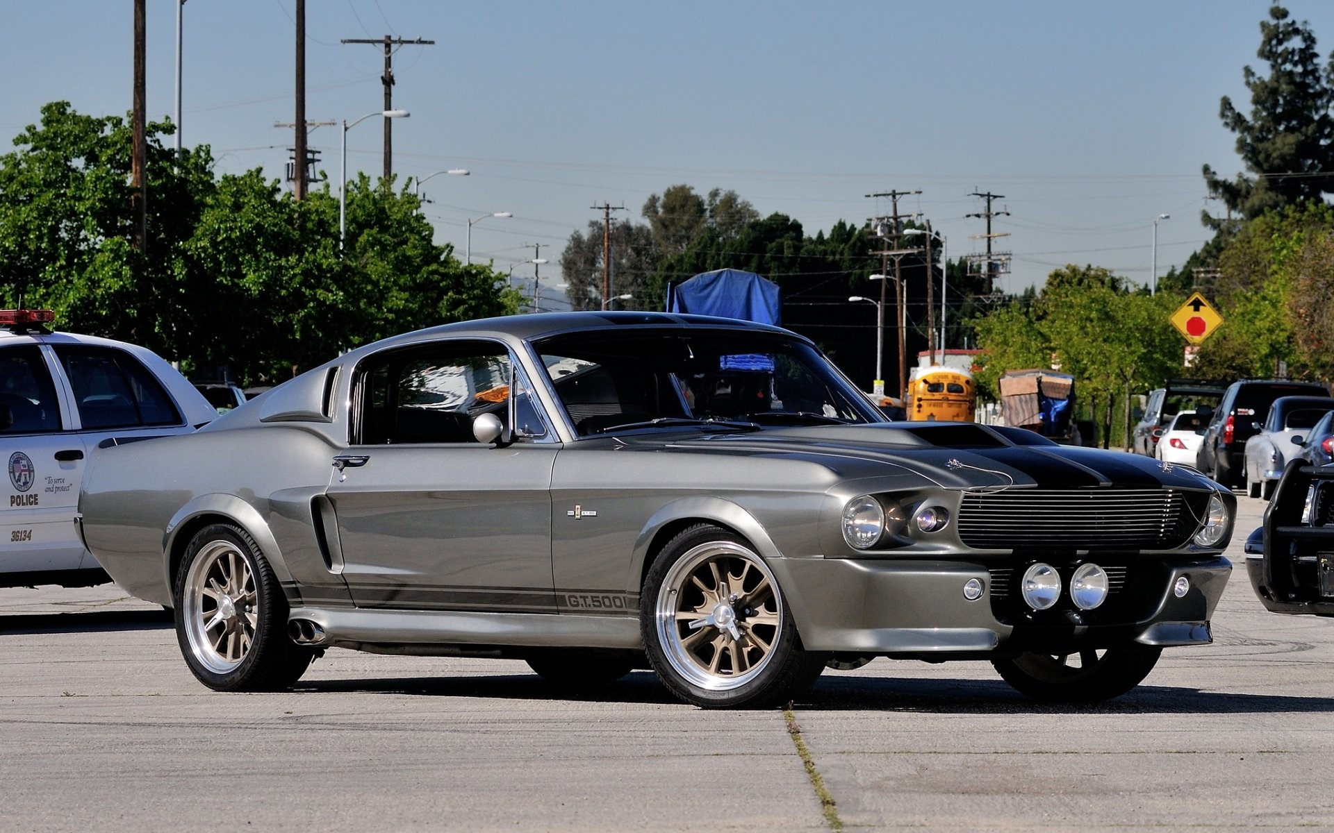 ford mustang gt500 eleanor eleanor muscle car muscle car front background