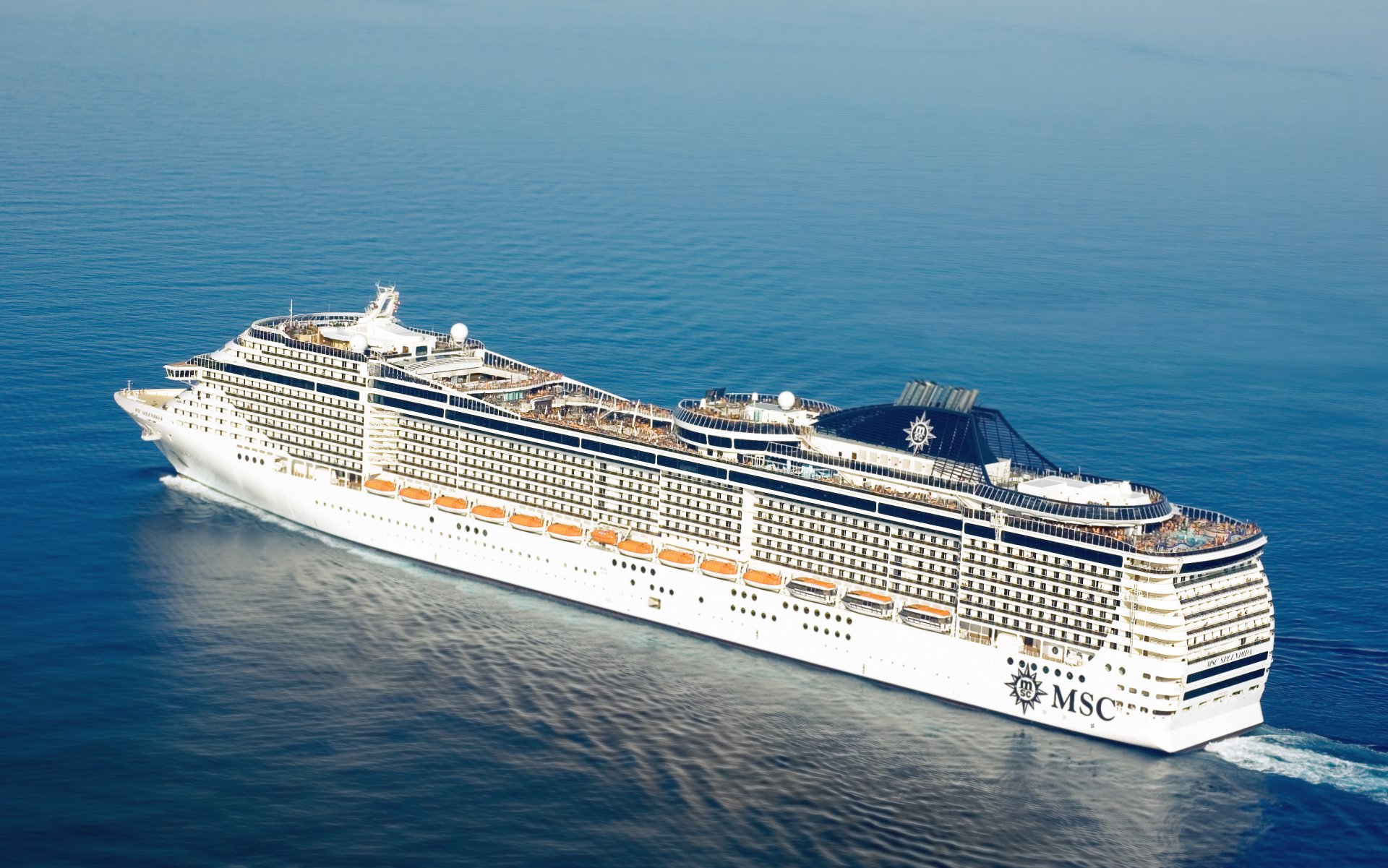 msc splendida ships passenger on the fly sea water liner