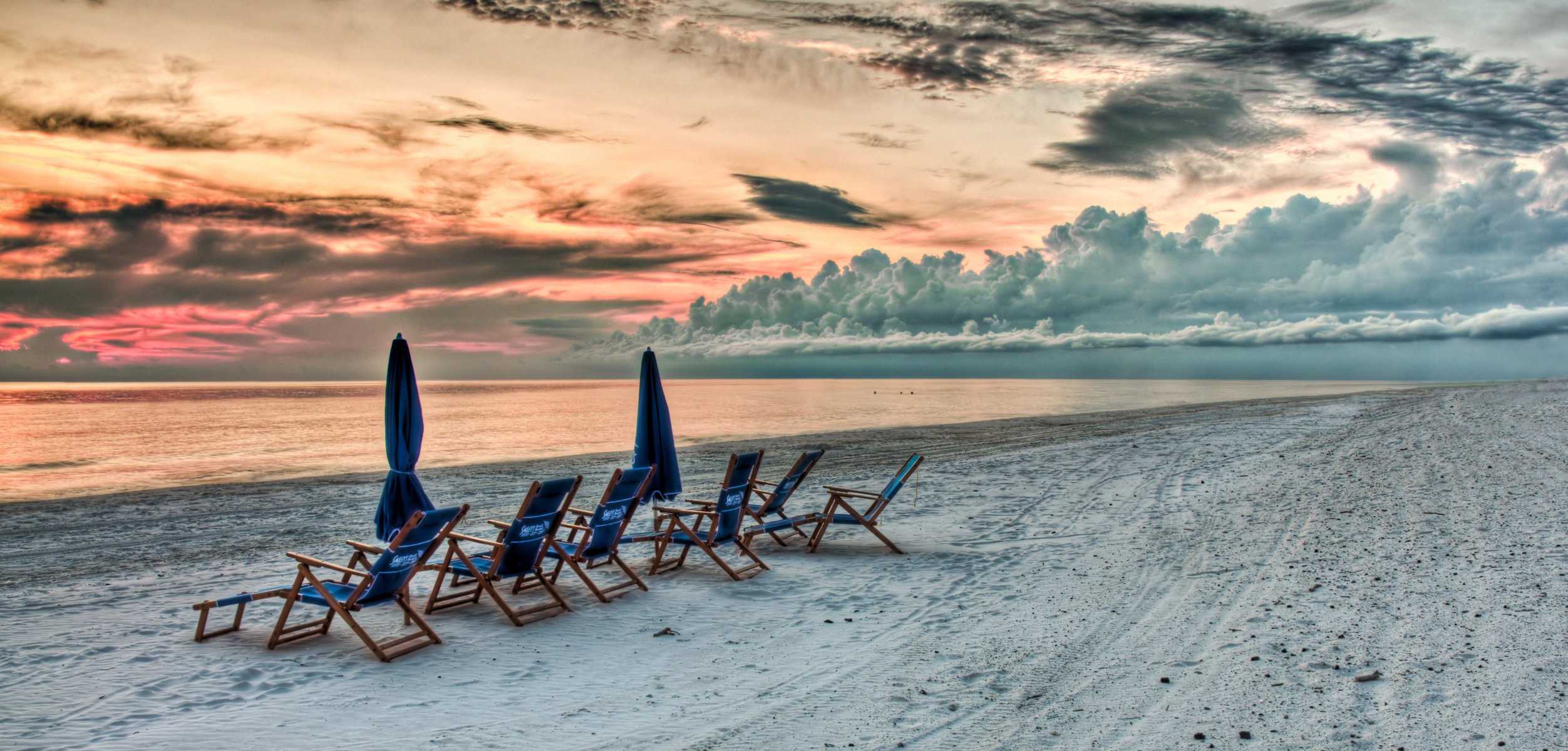 strand schön himmel sonnenuntergang ansicht sand sonnenuntergang hdr wolken