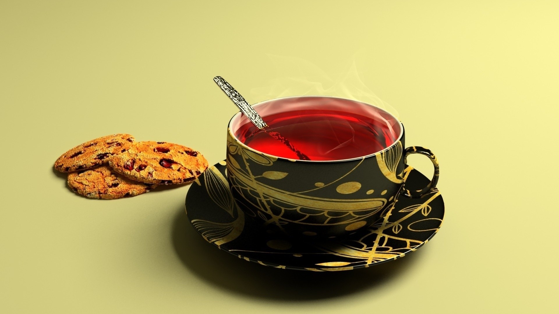 biscotti tè tazza