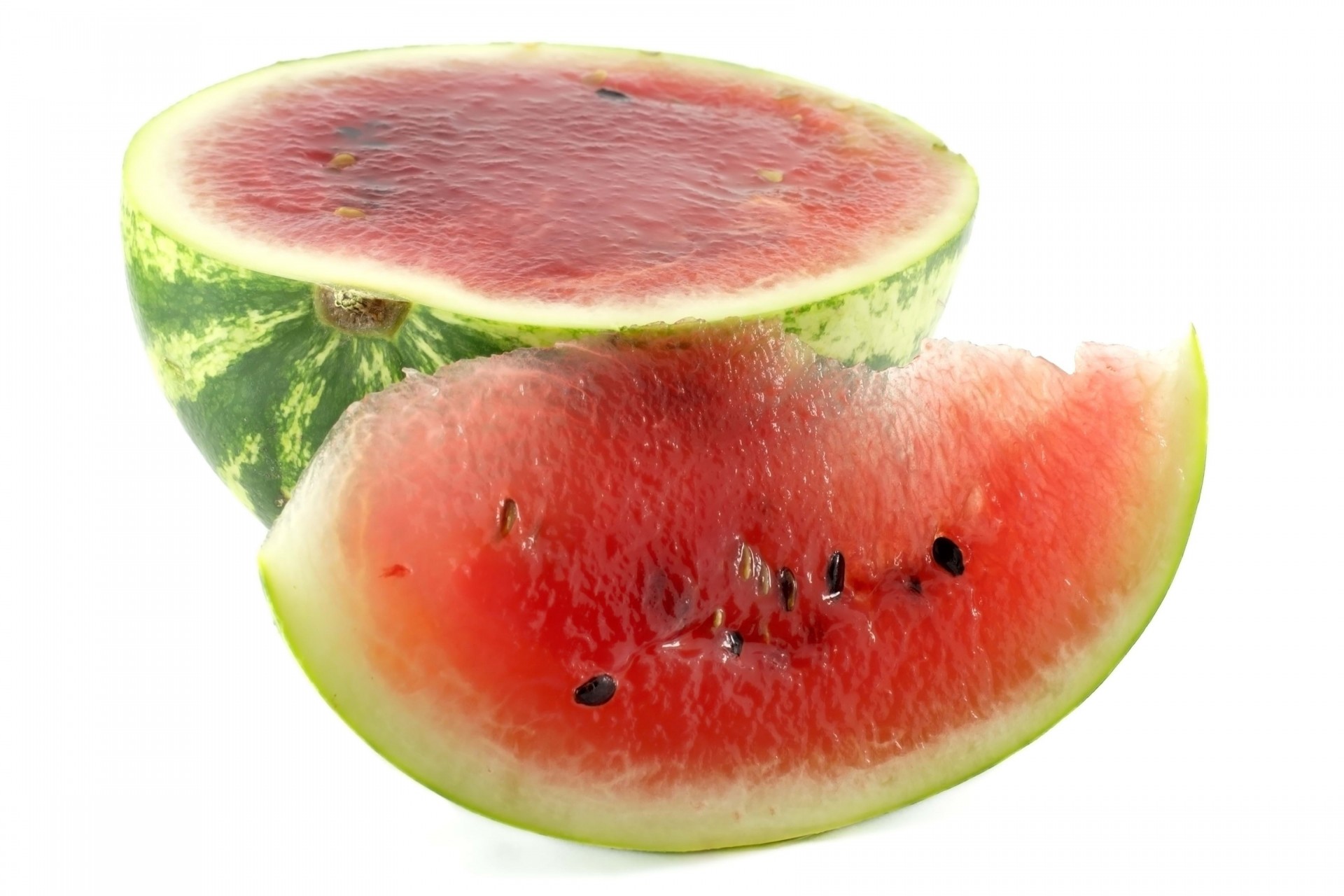 weißer hintergrund wassermelone beere