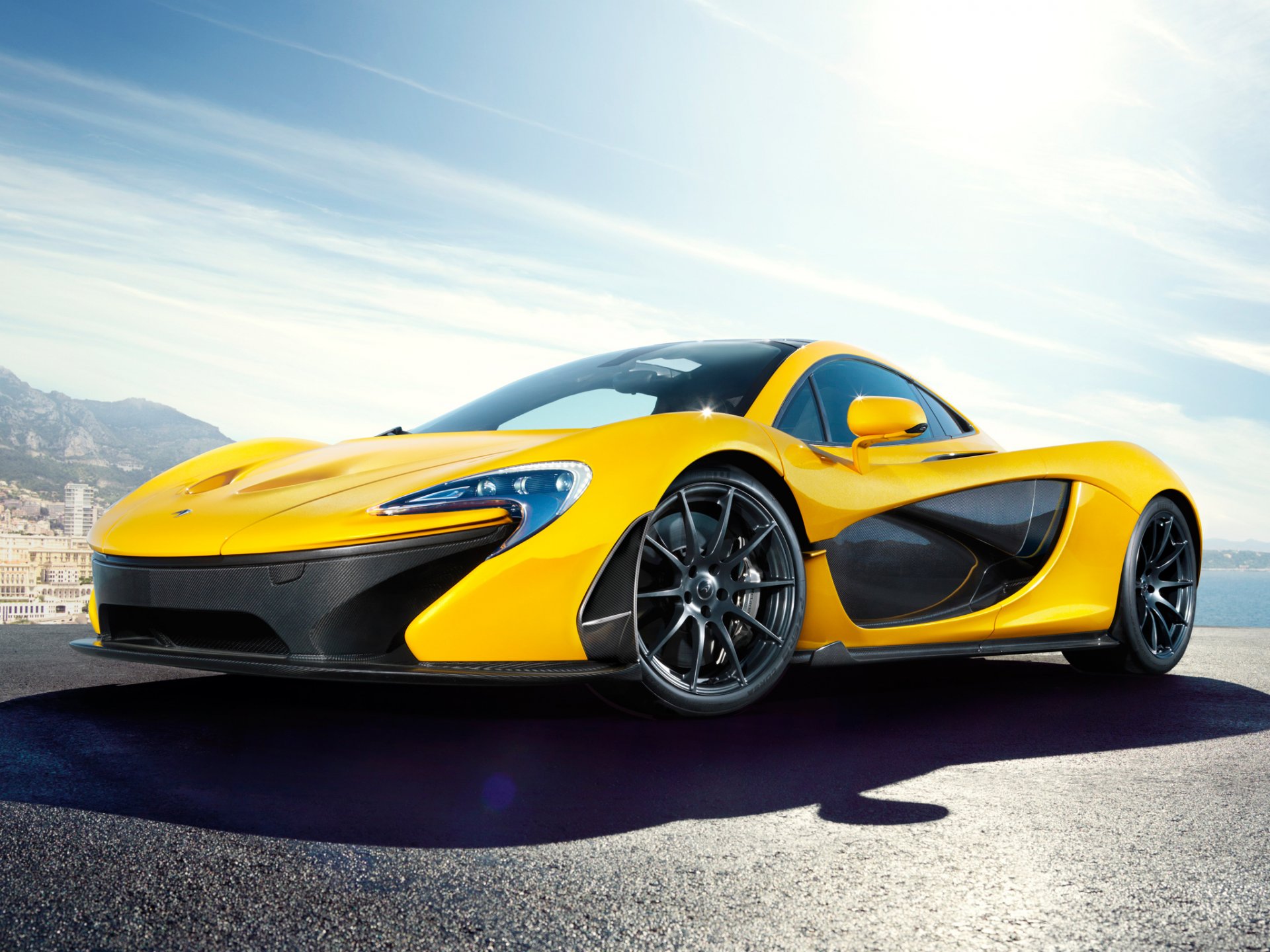 mclaren mclaren p1 mclaren concept jaune