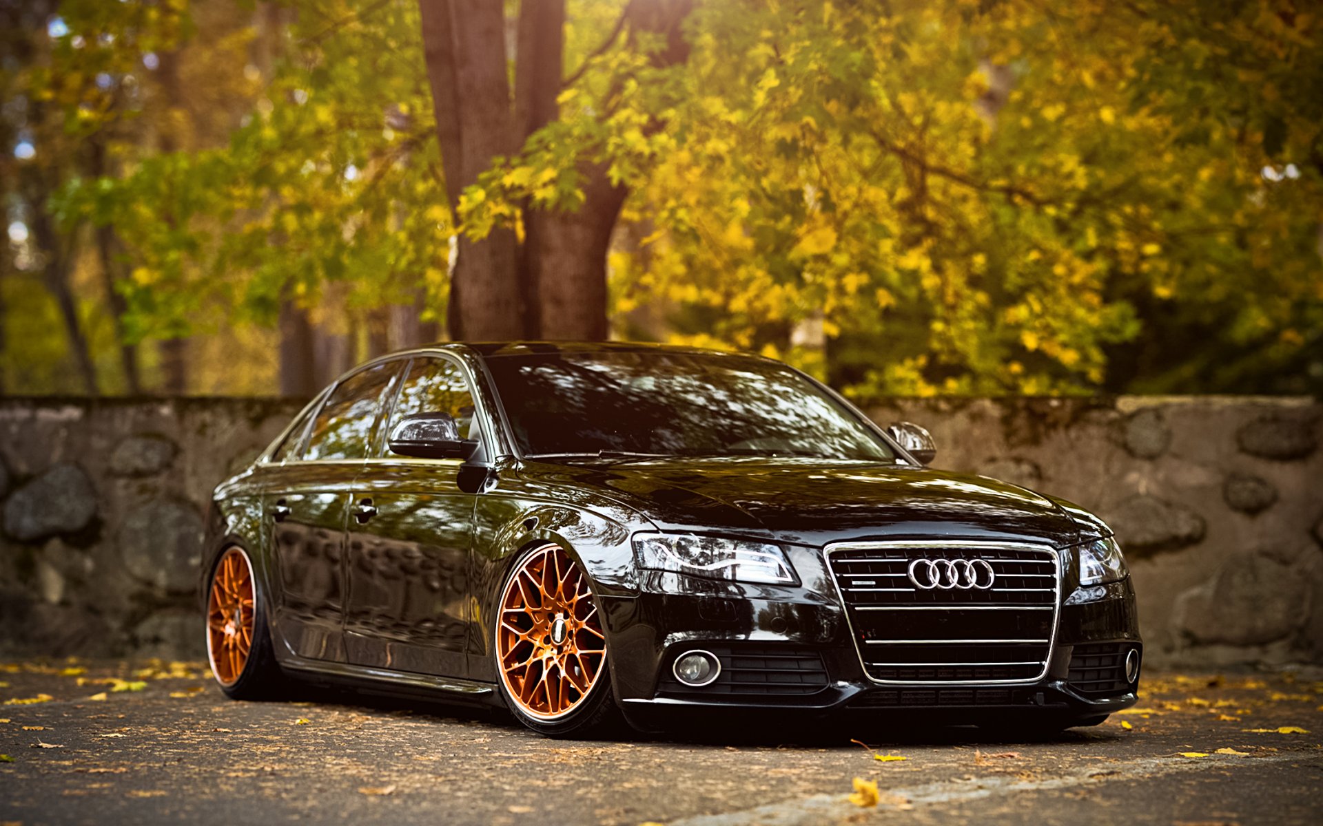 audi a4 b8 black front