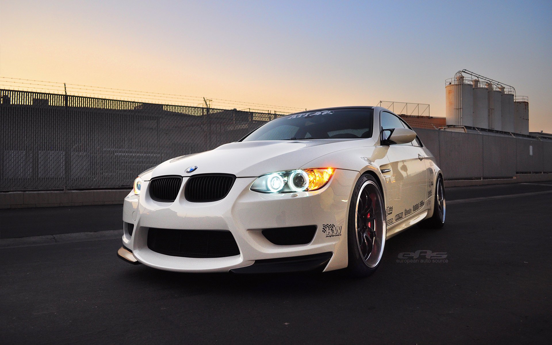 wal bmw m3 white e92