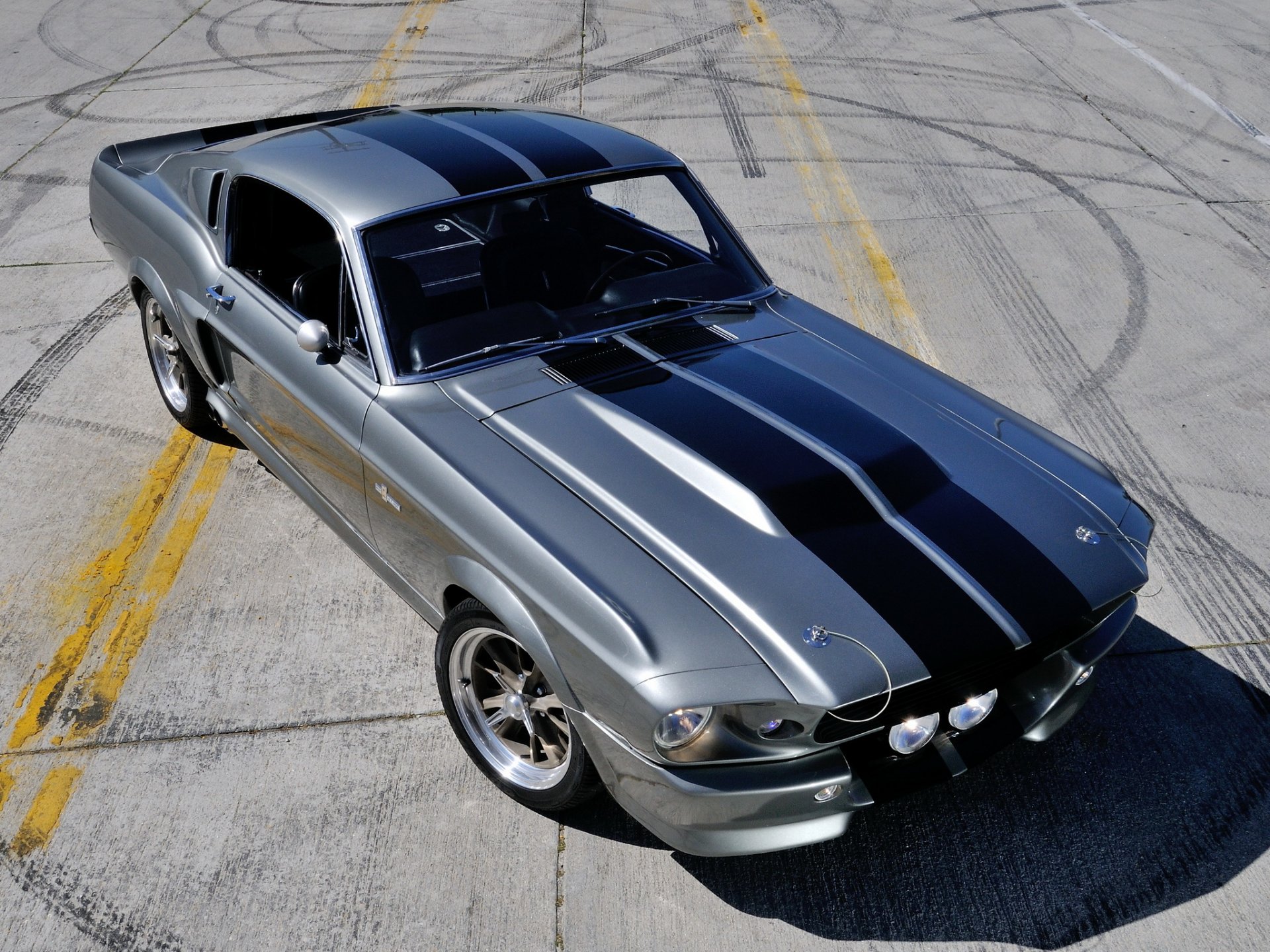 ford mustang gt500 eleanor auto front muscle car