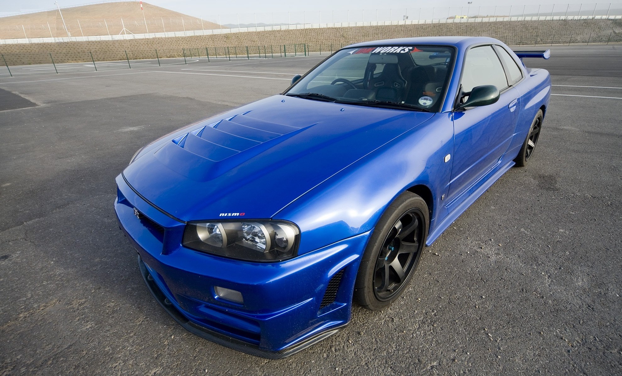 nissan horizon r34 gt-r voiture coupé nismo rayons de travail drifl jdm nissan skyline jity-er er34bcupe bleu papier peint japon worker drift jdm