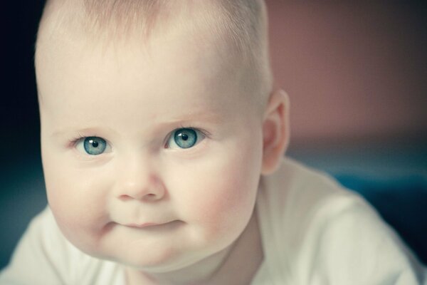 Cute blue-eyed kid in the world of vice