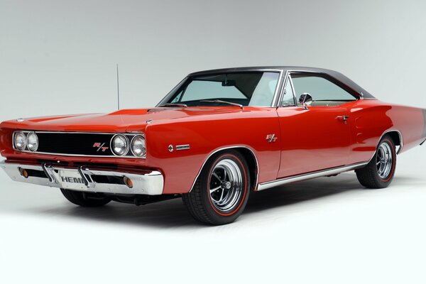 Hemi de 1968. Coche muscle Car