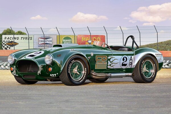 Légendaire voiture de course britannique