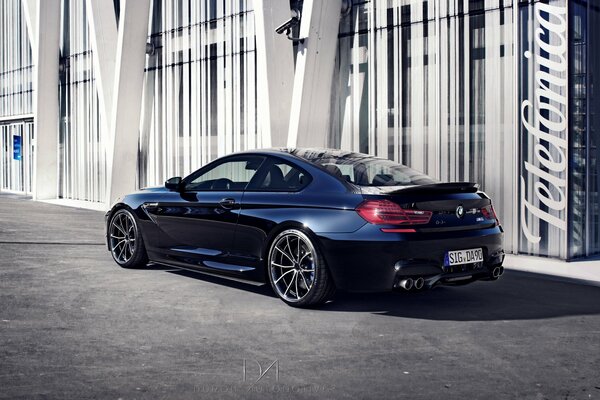 Auto wallpaper with a tuned BMW M6 car
