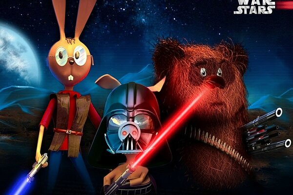 Una parodia de Star Wars con Winnie the Pooh