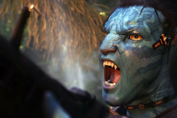 Jake Sully dans le film avatar