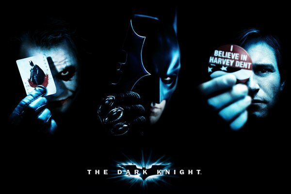 Batman, the Joker and the Dark Knight in the new movie