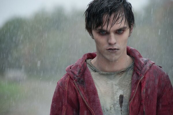 A zombie in the rain who eventually became a man