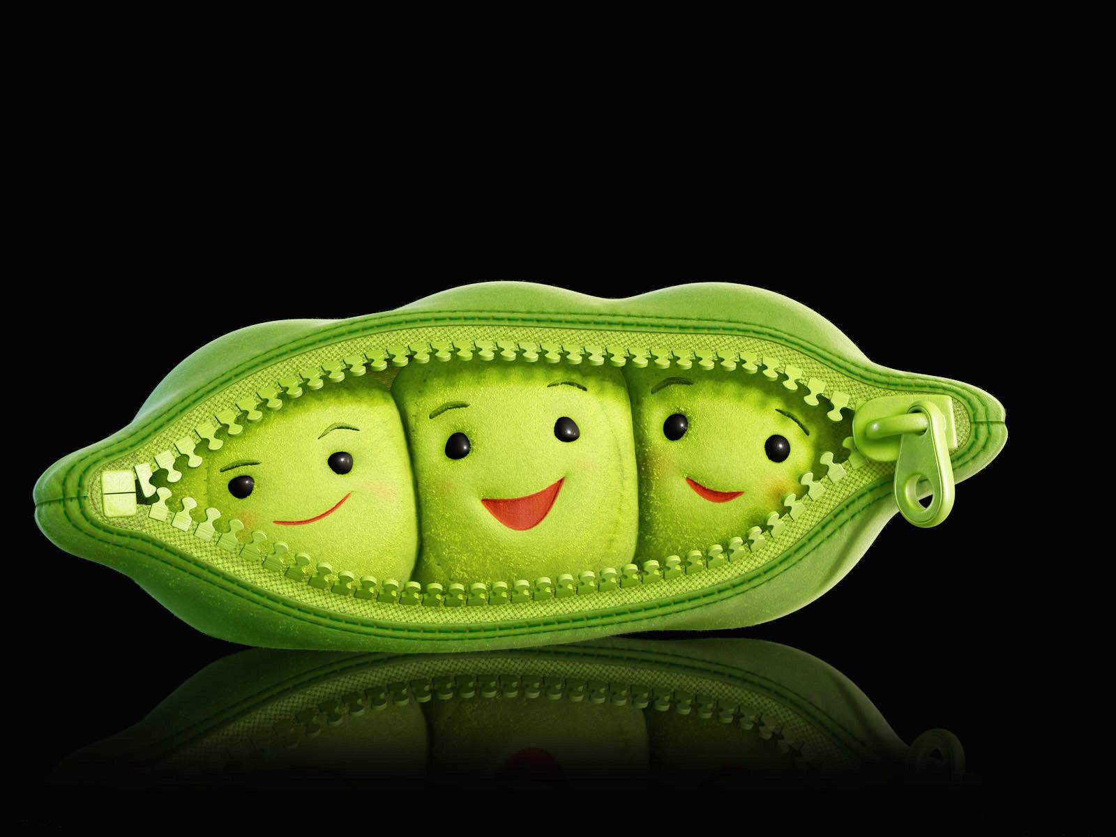 history toys peas smile black background