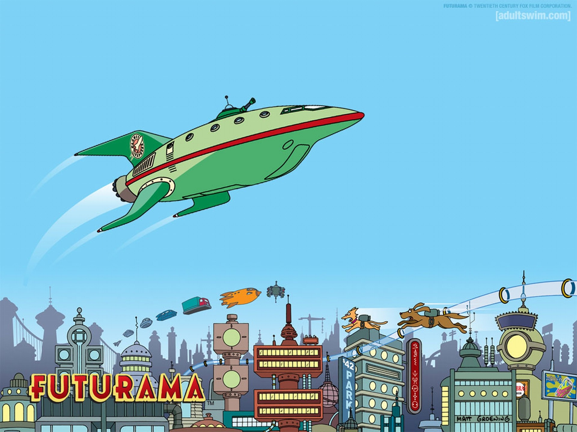 futurama navire chiens