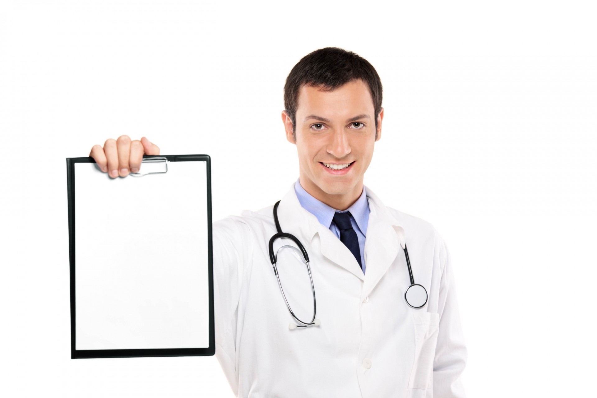 white background doctor