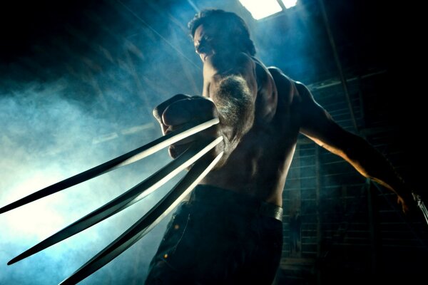 Hugh Jackman del film Wolverine .