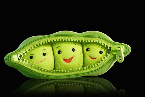 A pea-shaped case from Toy Story