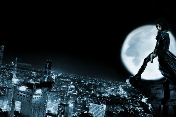 Kate beckinsale s girl from another world above the city