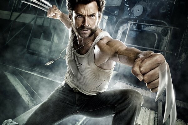 Hugh Jackman se transforme en Wolverine