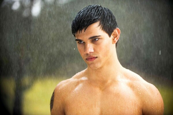 El actor Taylor Lautner de la serie Twilight saga Eclipse