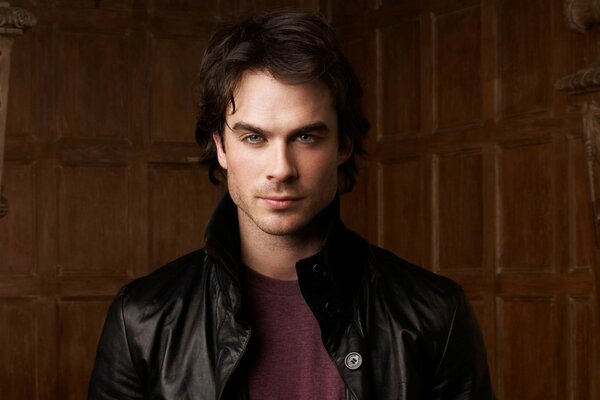 A handsome actor from the Vampire Diaries