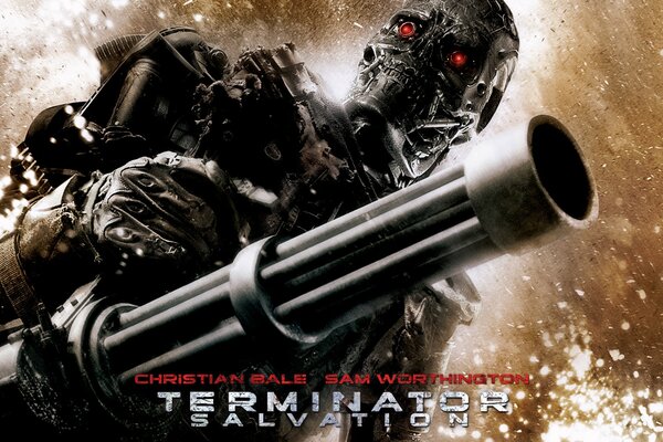 Der Film Terminator . Krieg der Roboter.