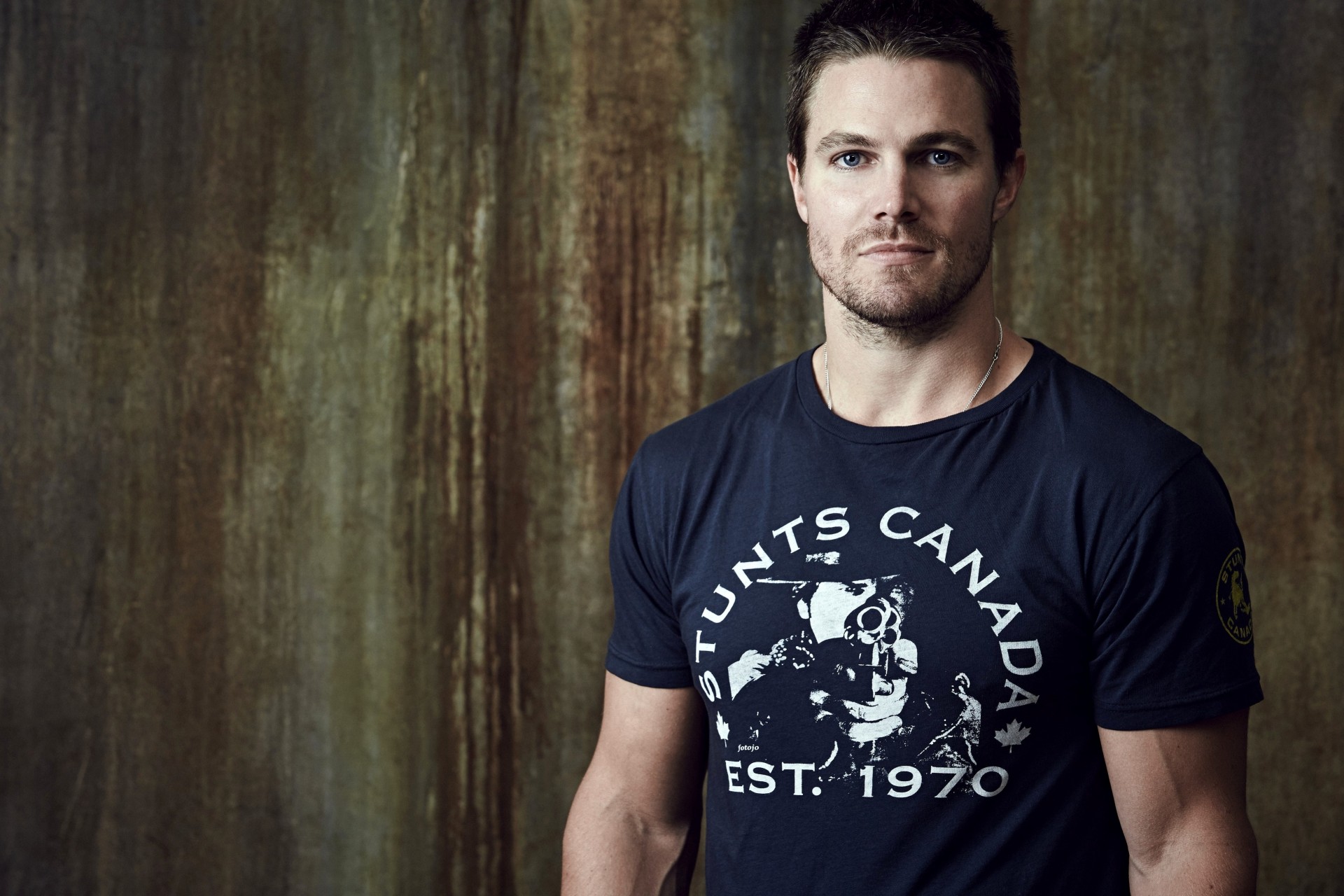 t-shirt uomo freccia oliver queen stephen amell amell attore