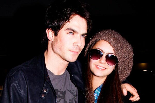 Somerhalder and Dobrev from the diaries together