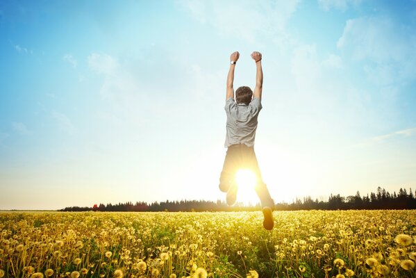 Felicità in una mattina di sole