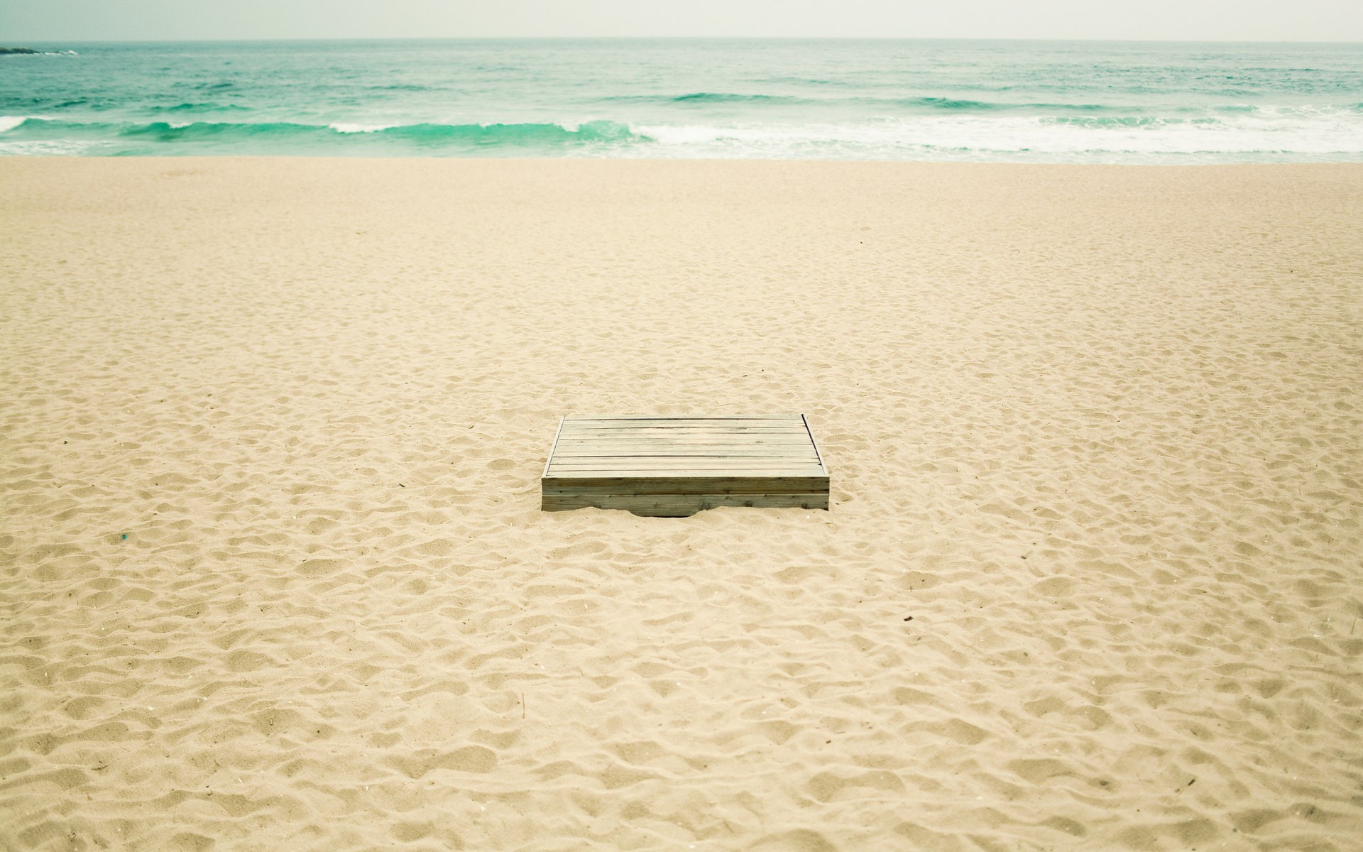 plage sable mer eau océan boîte été photo