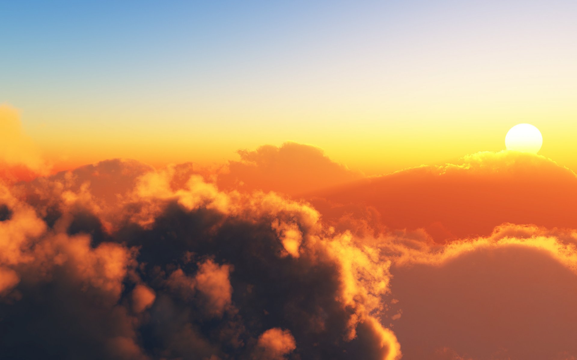 euphorie landschaft sonne himmel wolken sonnenuntergang berge schönheit blick sonnenuntergänge sonnenuntergang