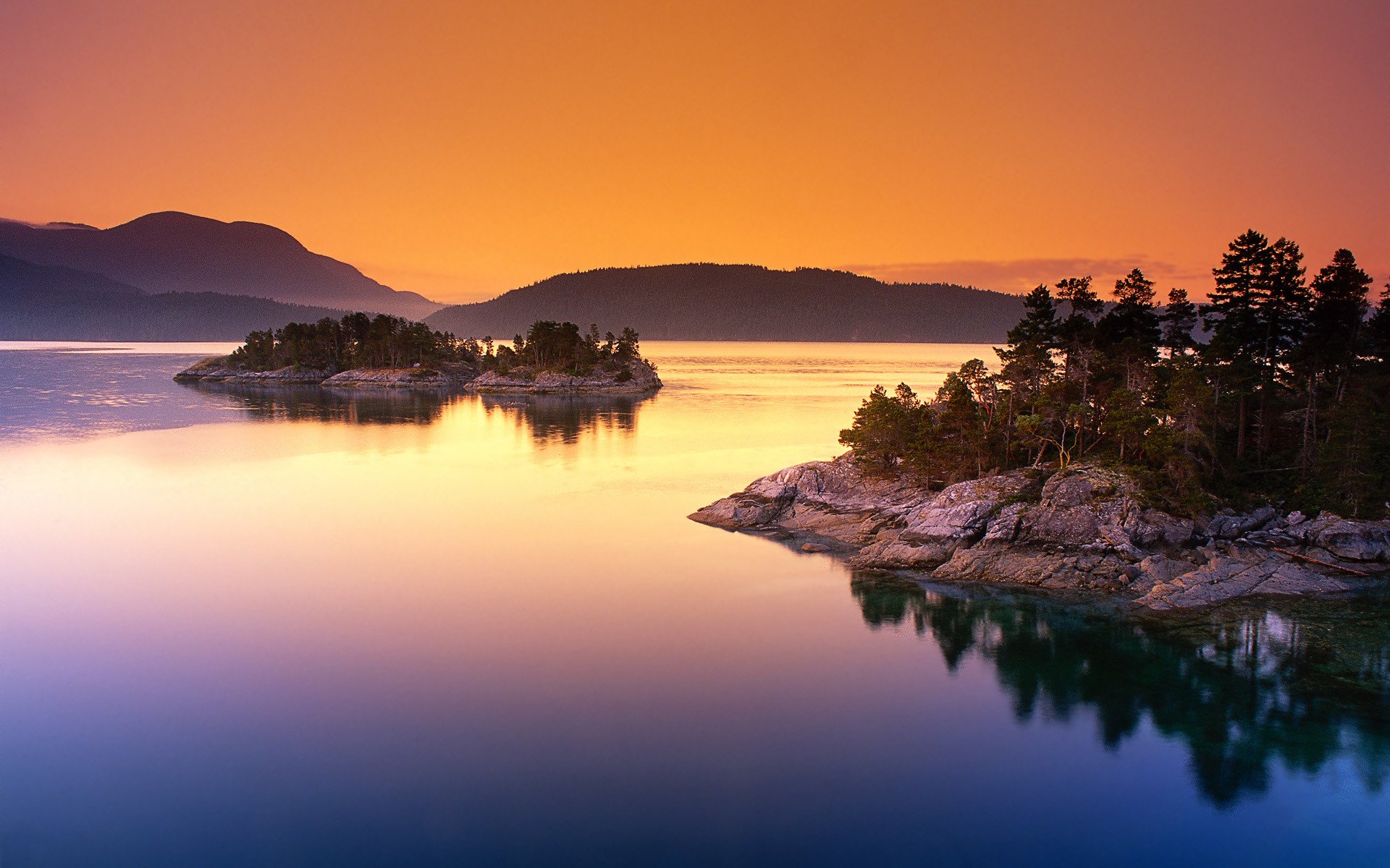 canada lac île