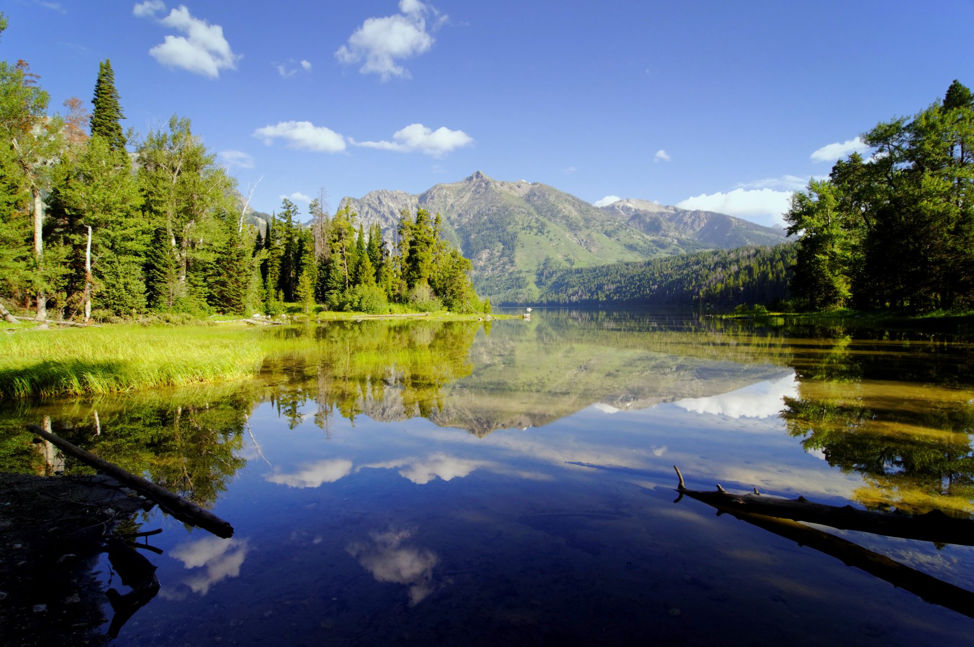 berge himmel fluss