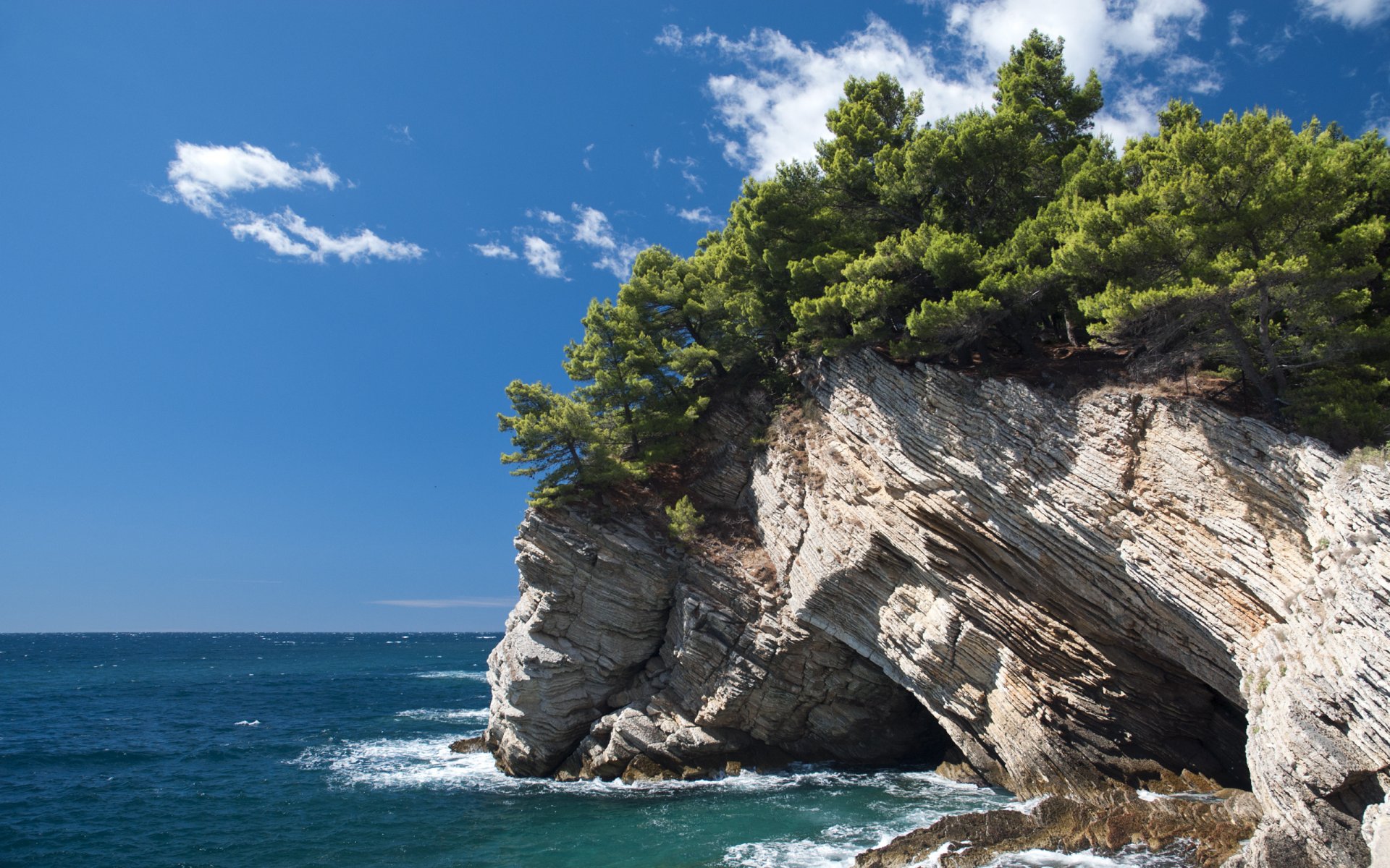 croatie petrovac falaises