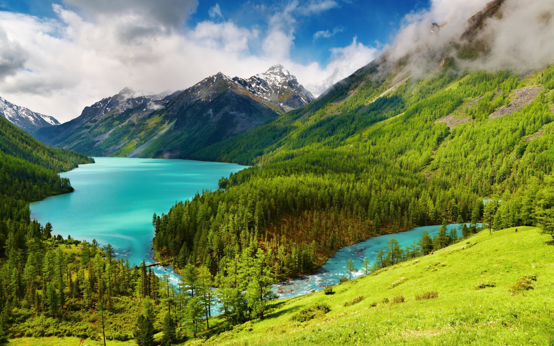 landscapes nature view places trees hills water lake river rivers bridges bridges ferry ferry mountain