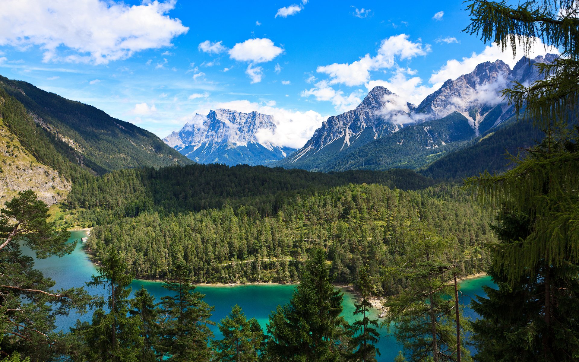 rasthaus zugspitzblick autriche montagnes