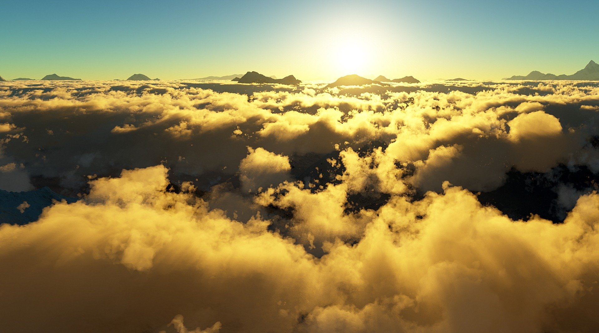 cielo gráficos nubes altitud rayos fondo fondo de pantalla