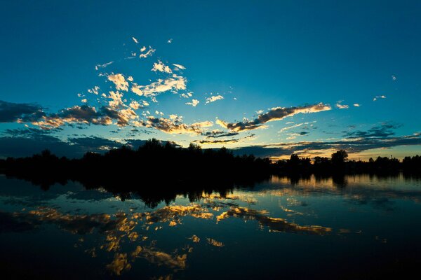 Che bel cielo blu. Po